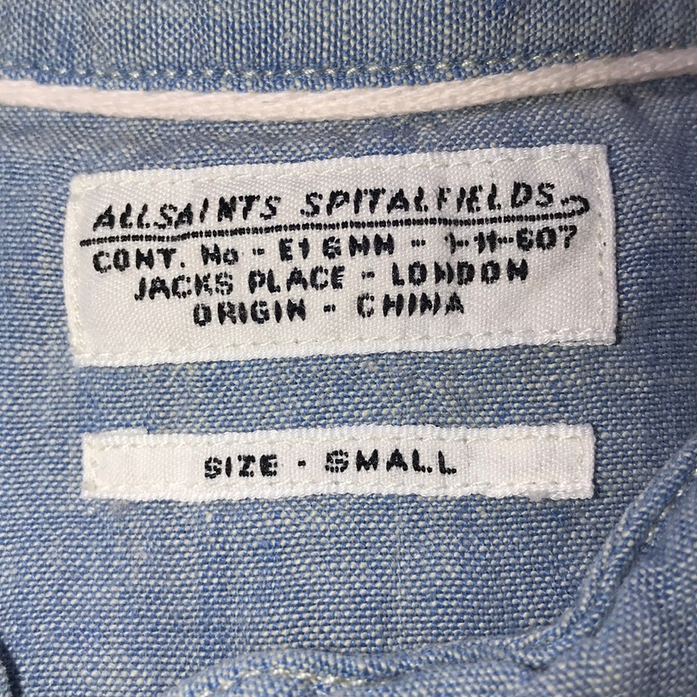 All Saints Spital Fields Button Front Size S - image 4